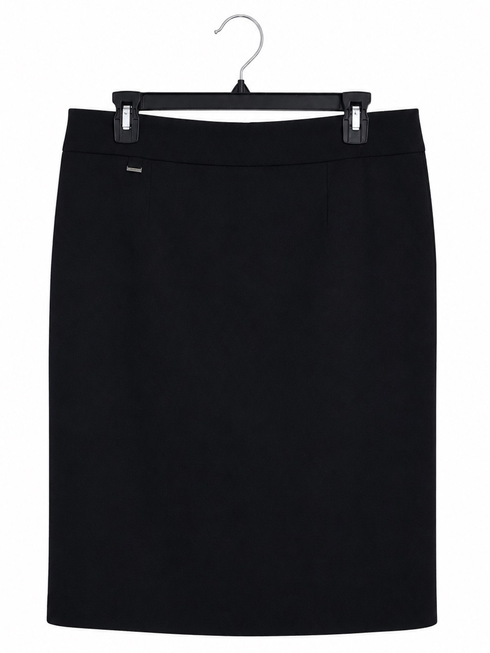 Calvin Klein Black Pencil Skirt Womens Size 12 Lined